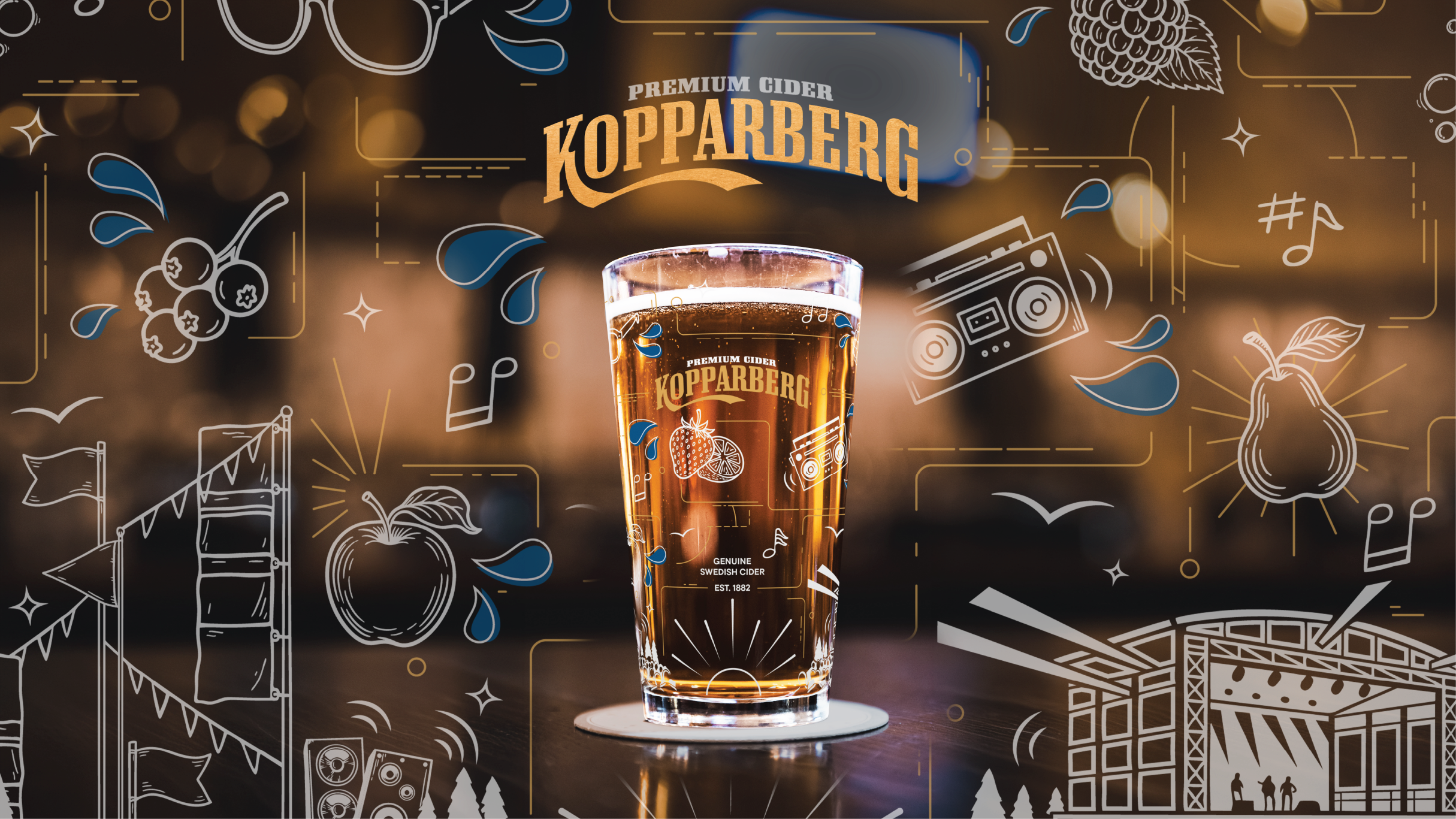 Kopparberg pint glass competition