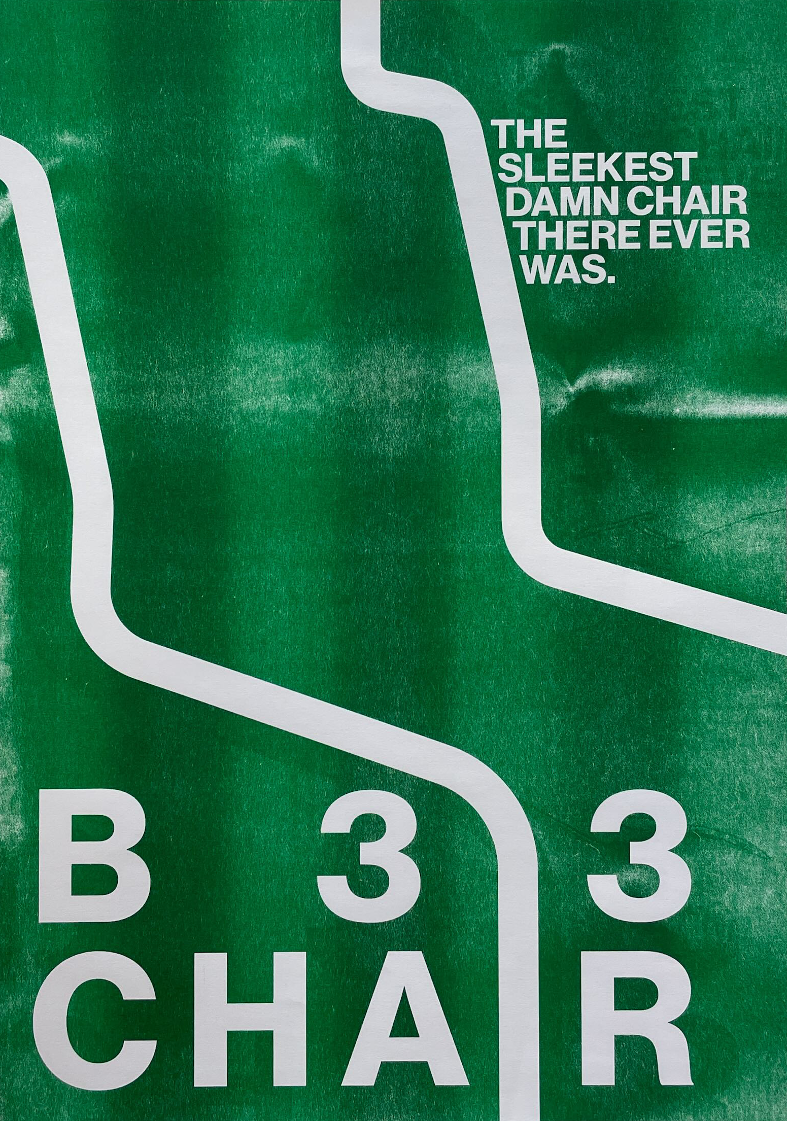 B33 Chair RISO Poster