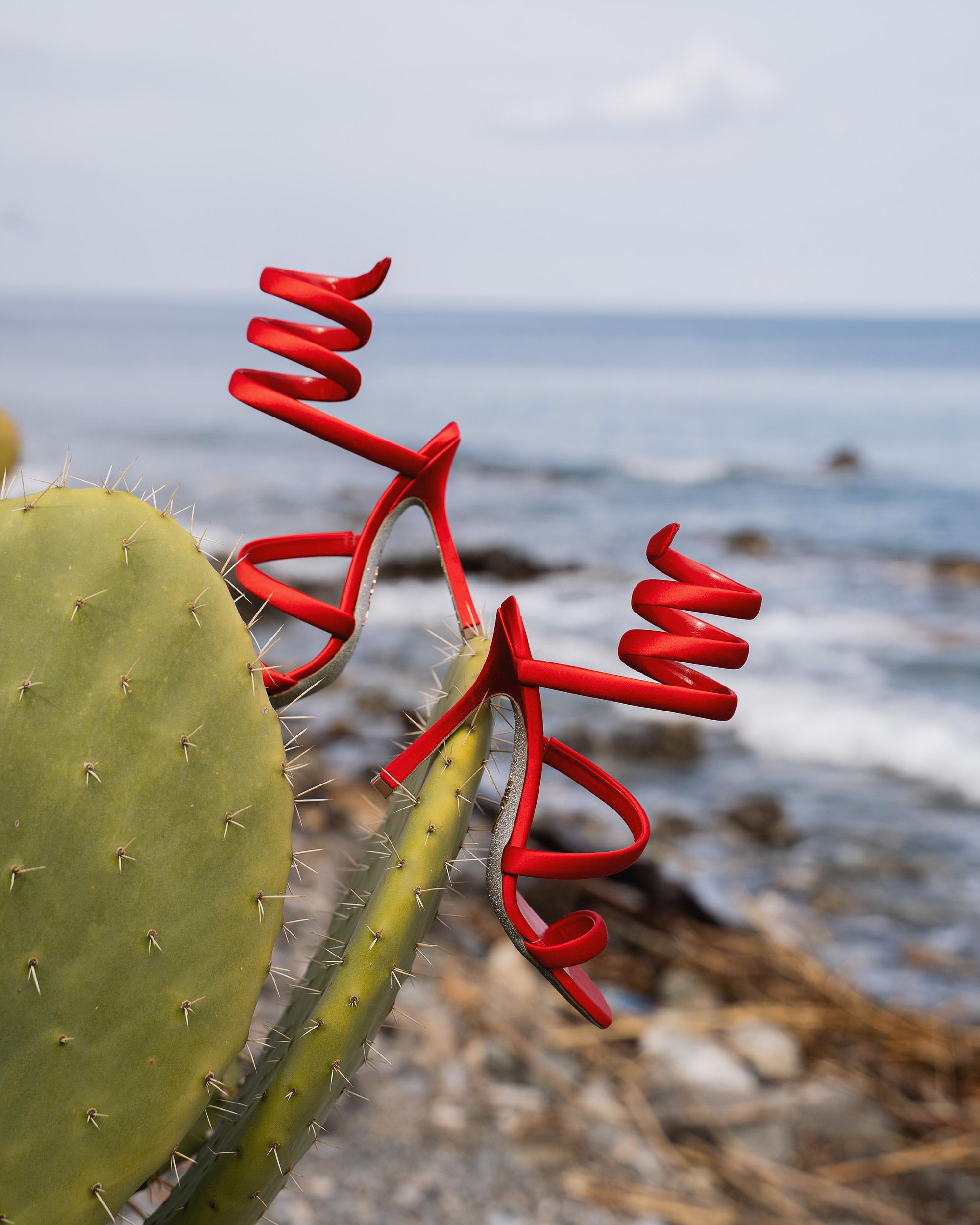 Rene Caovilla shoes, still life photography in fashion, shot by Abbate Simone in Milazzo, Italy.