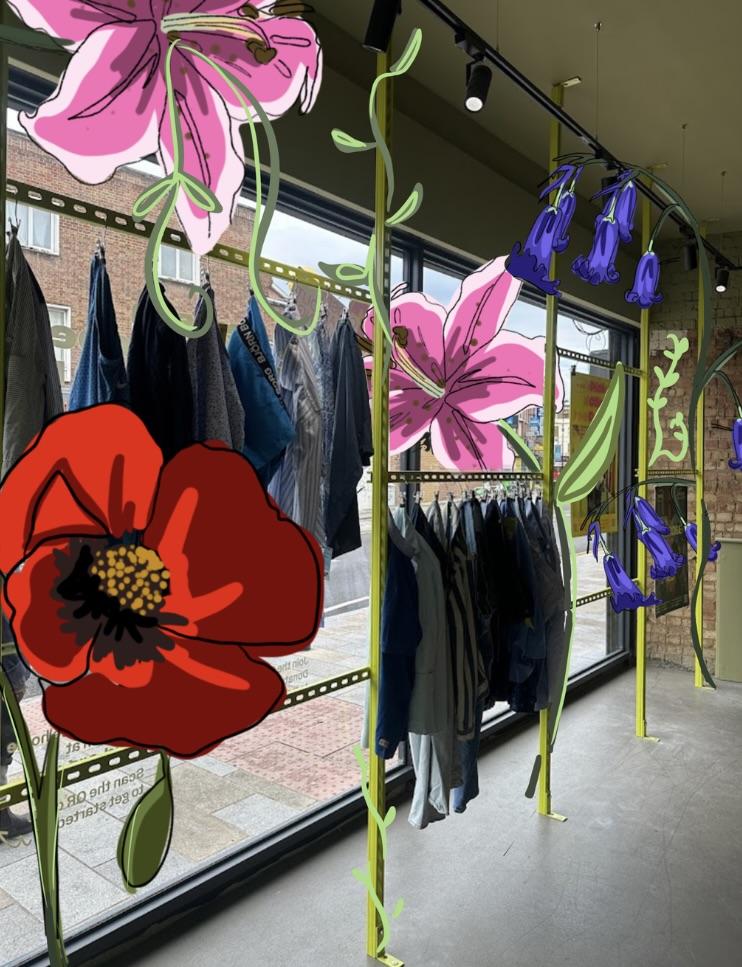 TRAID Store Concept Illustration