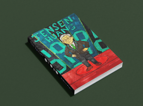 Cover Page Of Children's Book About Jensen Huang.