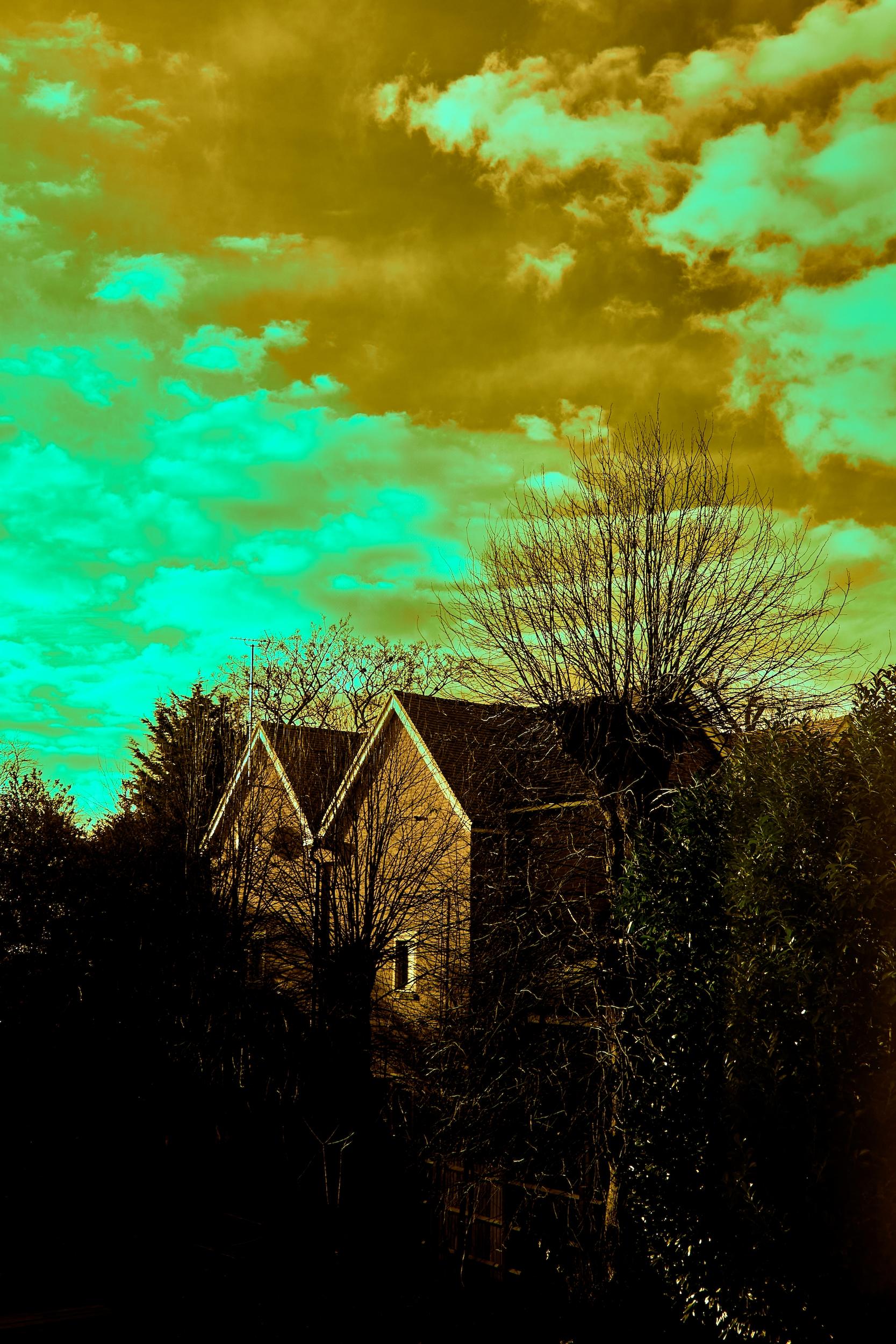 An infrared image taken of the local area in Canterbury. Shot on self-converted infrared Canon 700D.