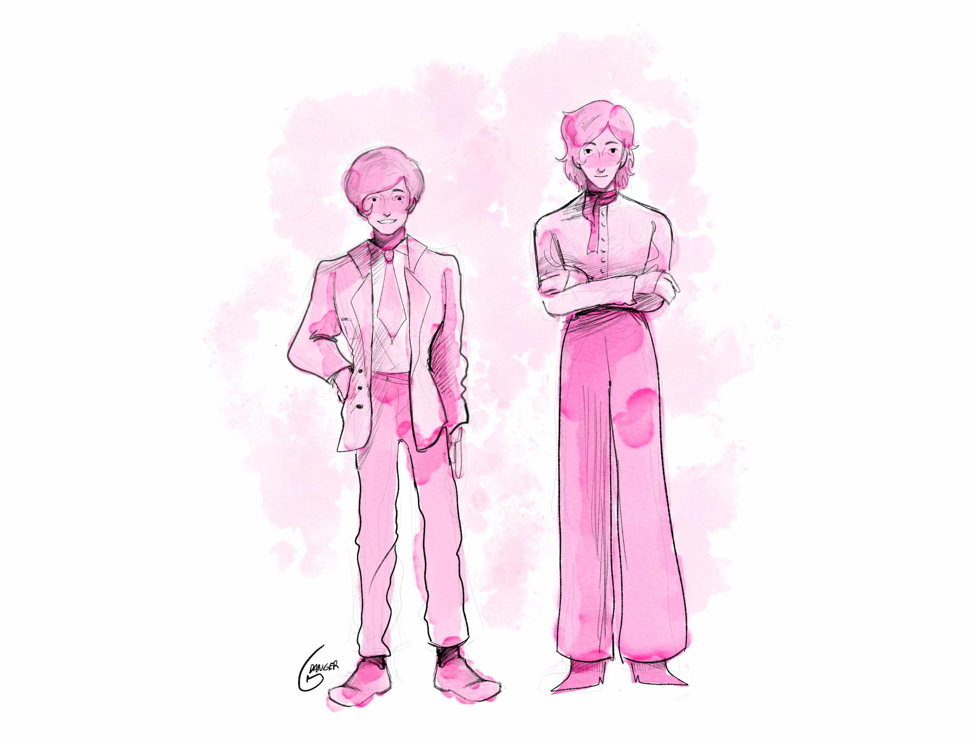 Rave Frame Character Designs