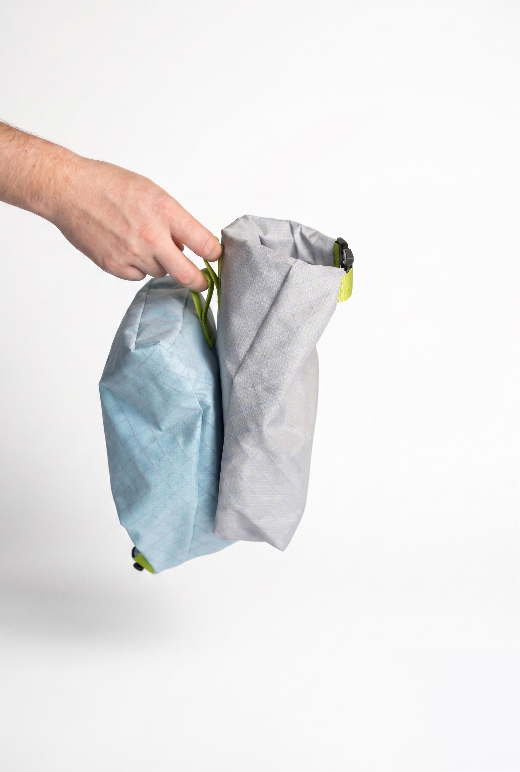 Say bye to wrestling with multiple loose bags when unloading a fully packed bike. The North bags are designed to attach directly to each other, forming one easy to carry unit.