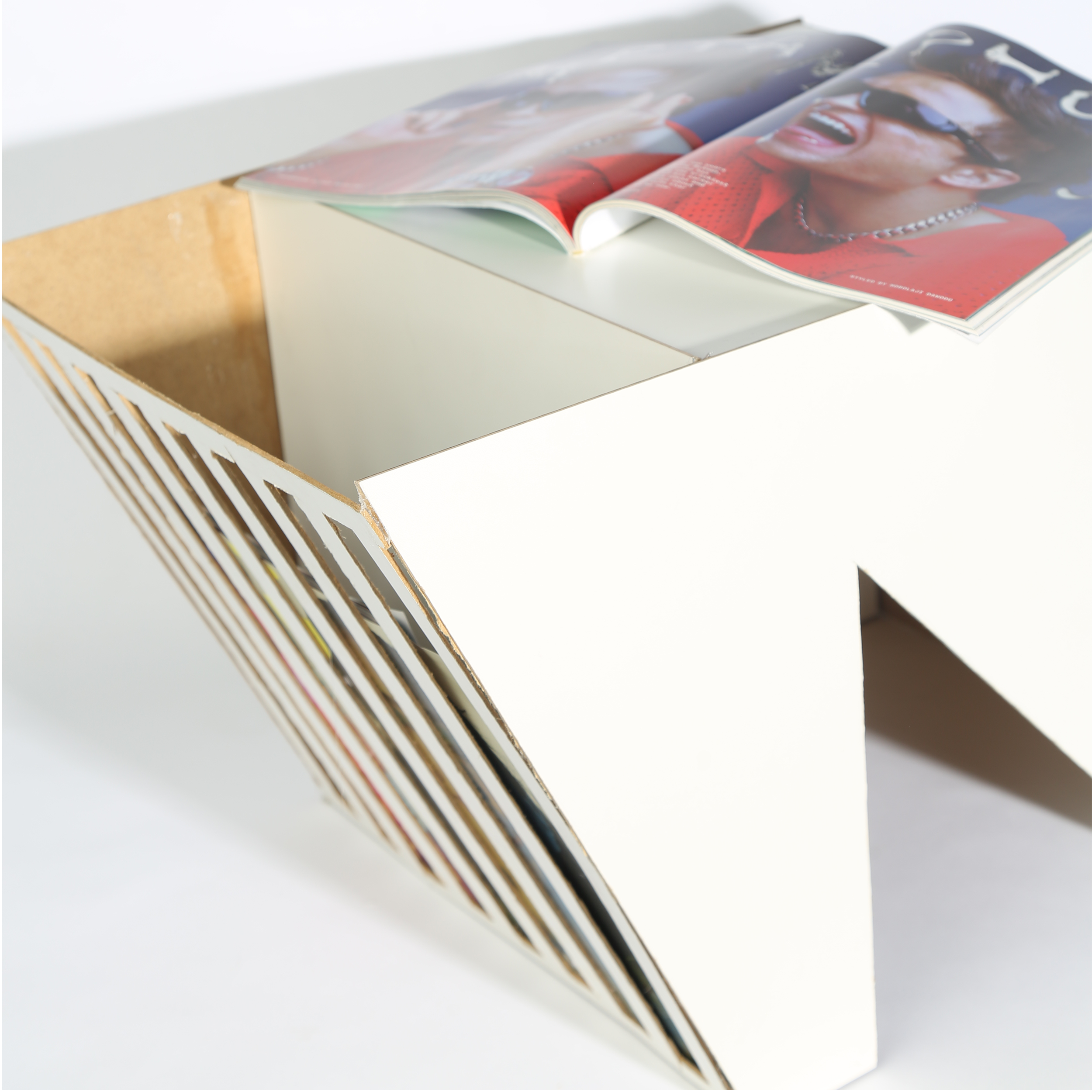 Minimalist Inspired Magazine Table