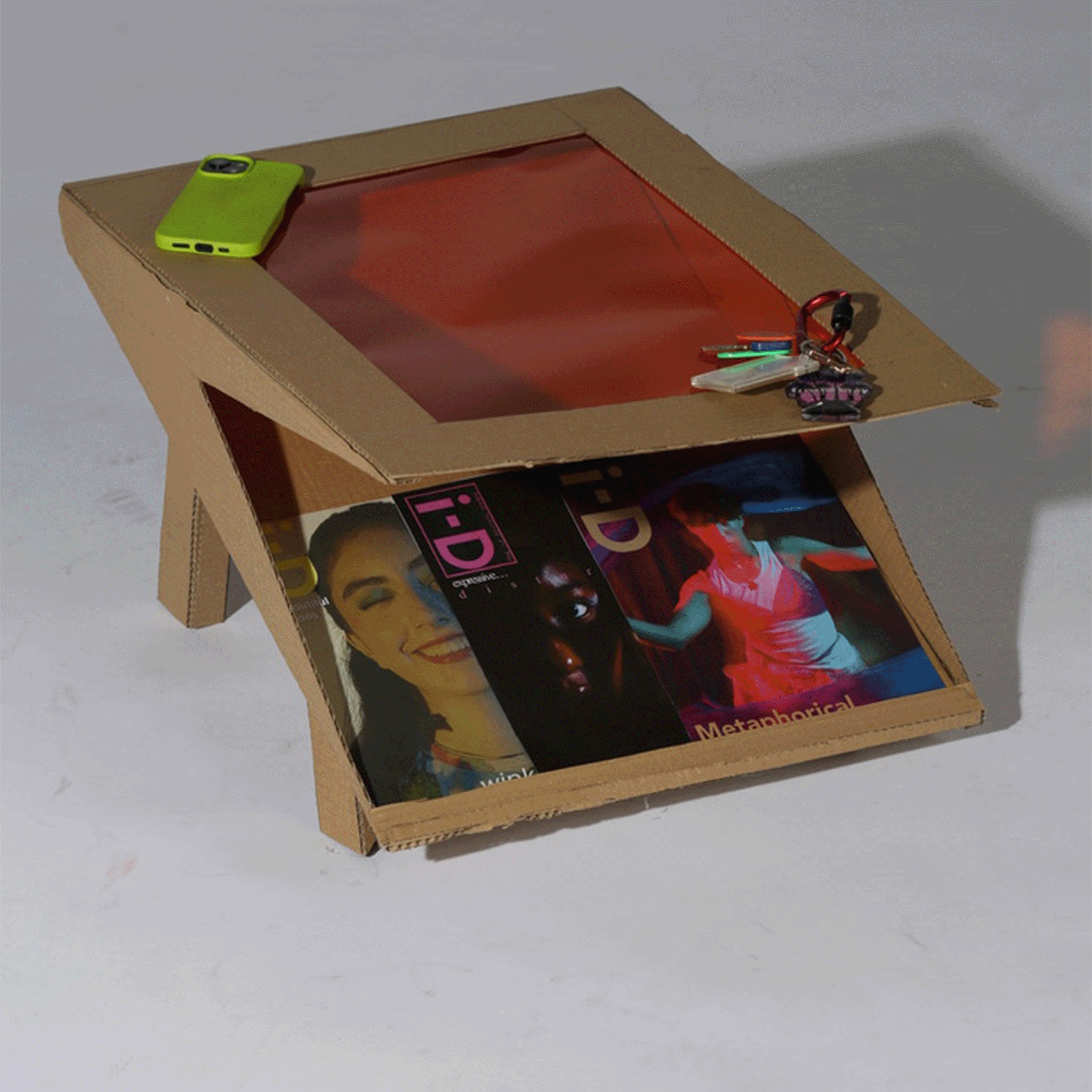 Mid Century Inspired Magazine Table